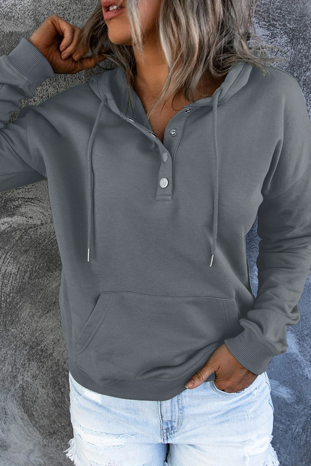 June | Basic Dames Hoodie Trui voor de Herfst