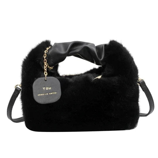 Virginia | Elegante Zachte Fluffy Tas voor dames