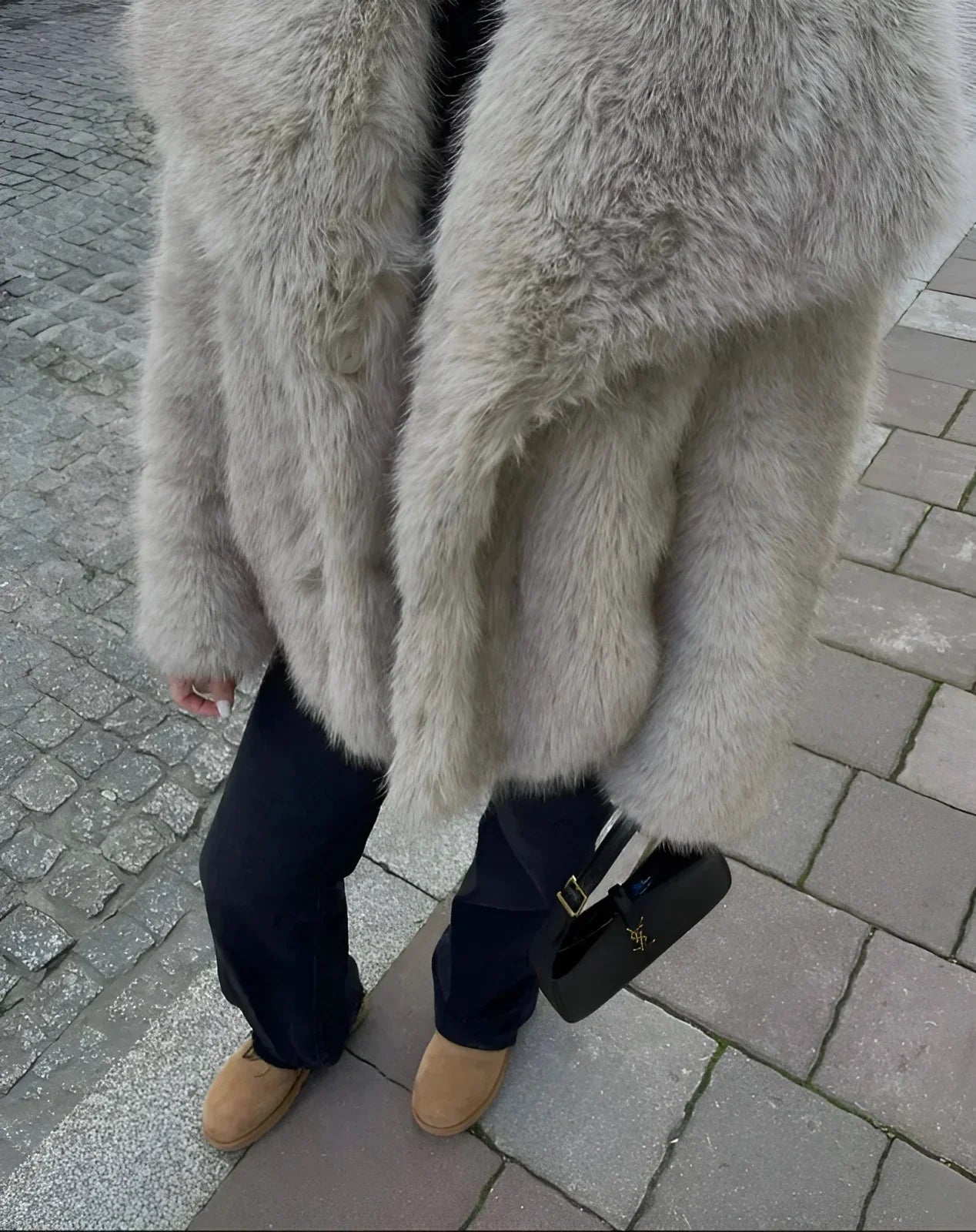 LIEVE | Dames jas van luxe faux fur met relaxed fit