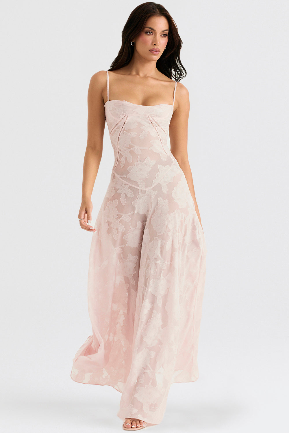 Liane | Stralend Elegant in een Rugloze Maxi-Jurk