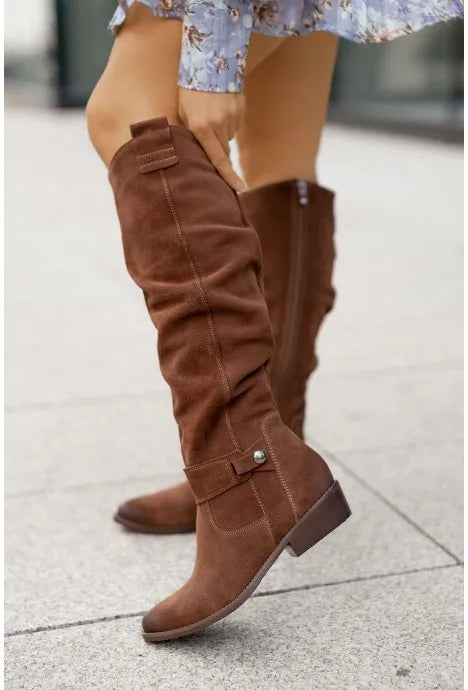 Viviana | Elegante knielange dameslaarzen voor de winter
