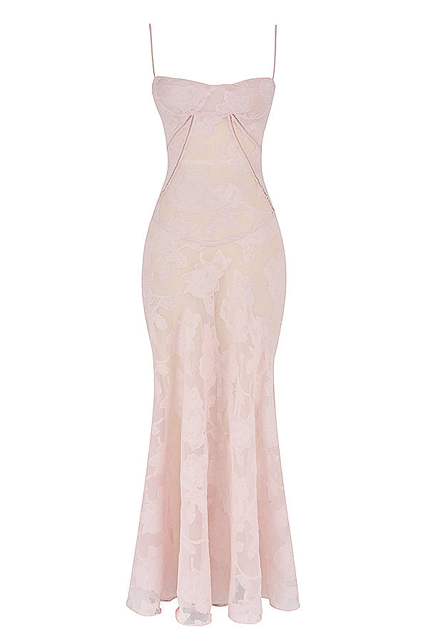 Liane | Stralend Elegant in een Rugloze Maxi-Jurk