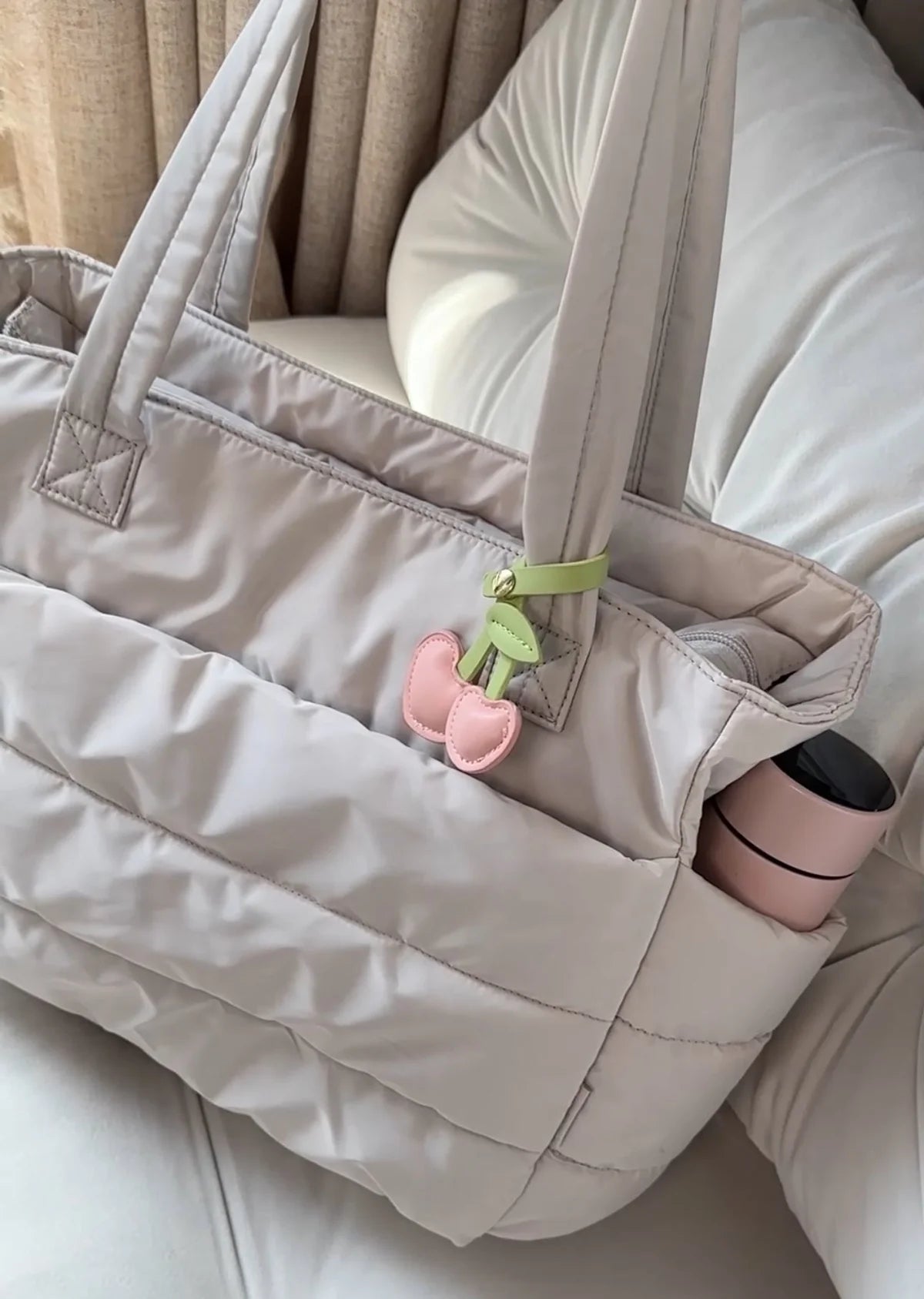 Clau | Imogen Puffer Bag | Stijlvolle Waterafstotende Nylon Tas