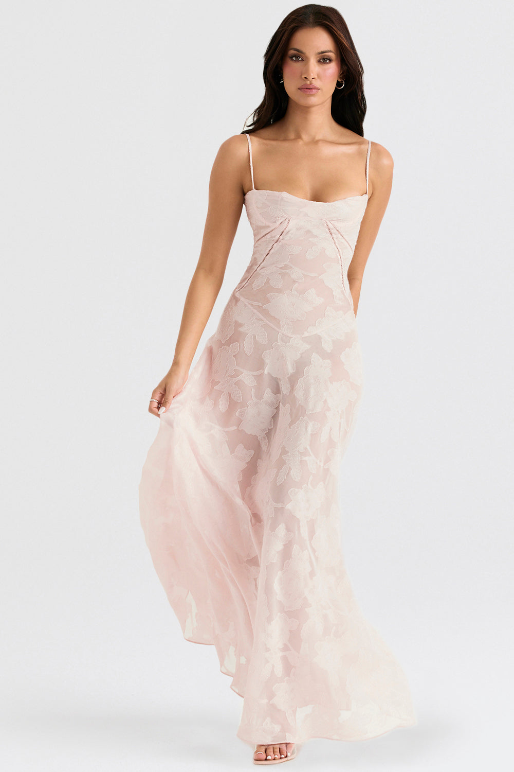 Liane | Stralend Elegant in een Rugloze Maxi-Jurk