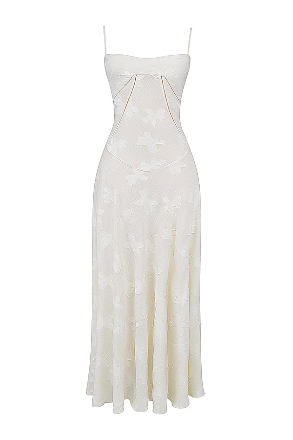 Liane | Stralend Elegant in een Rugloze Maxi-Jurk
