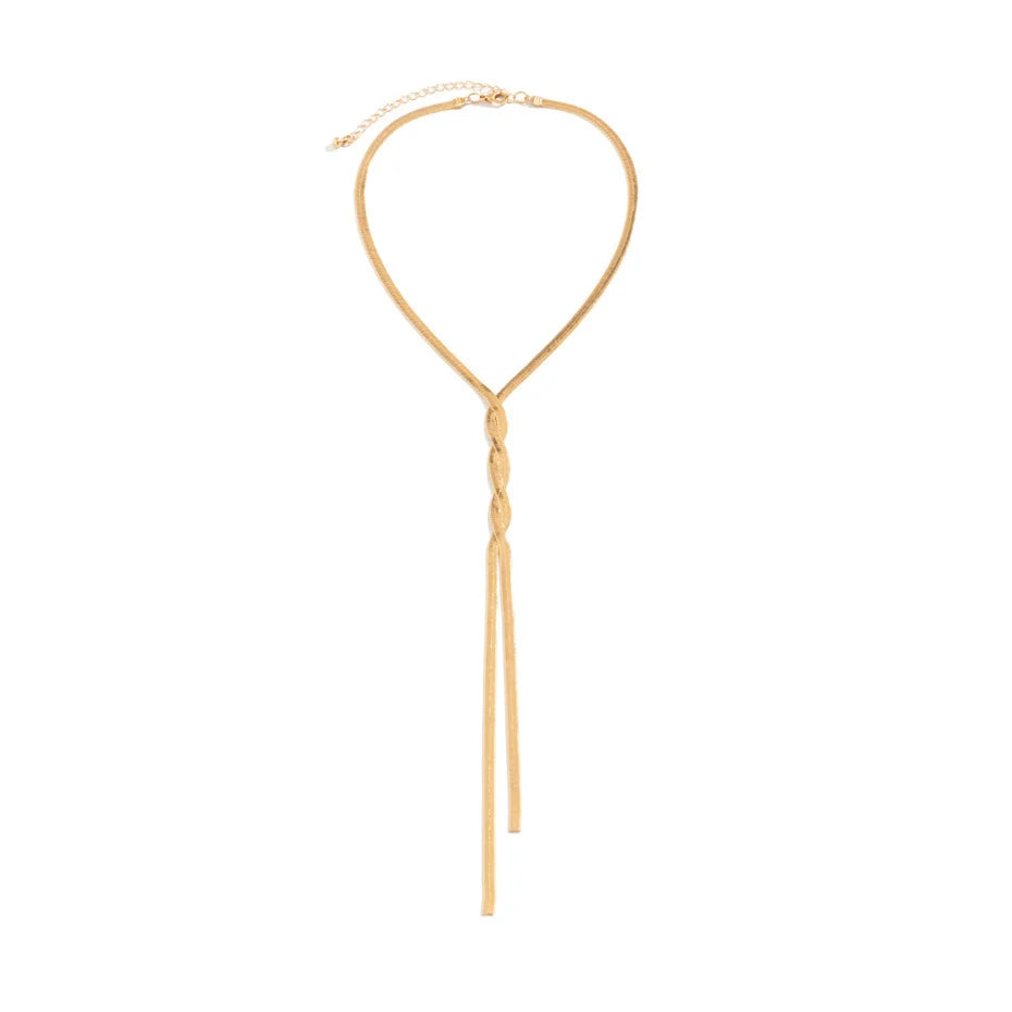 NYOMI | Luxe Verstelbare Slangenketting voor Dames