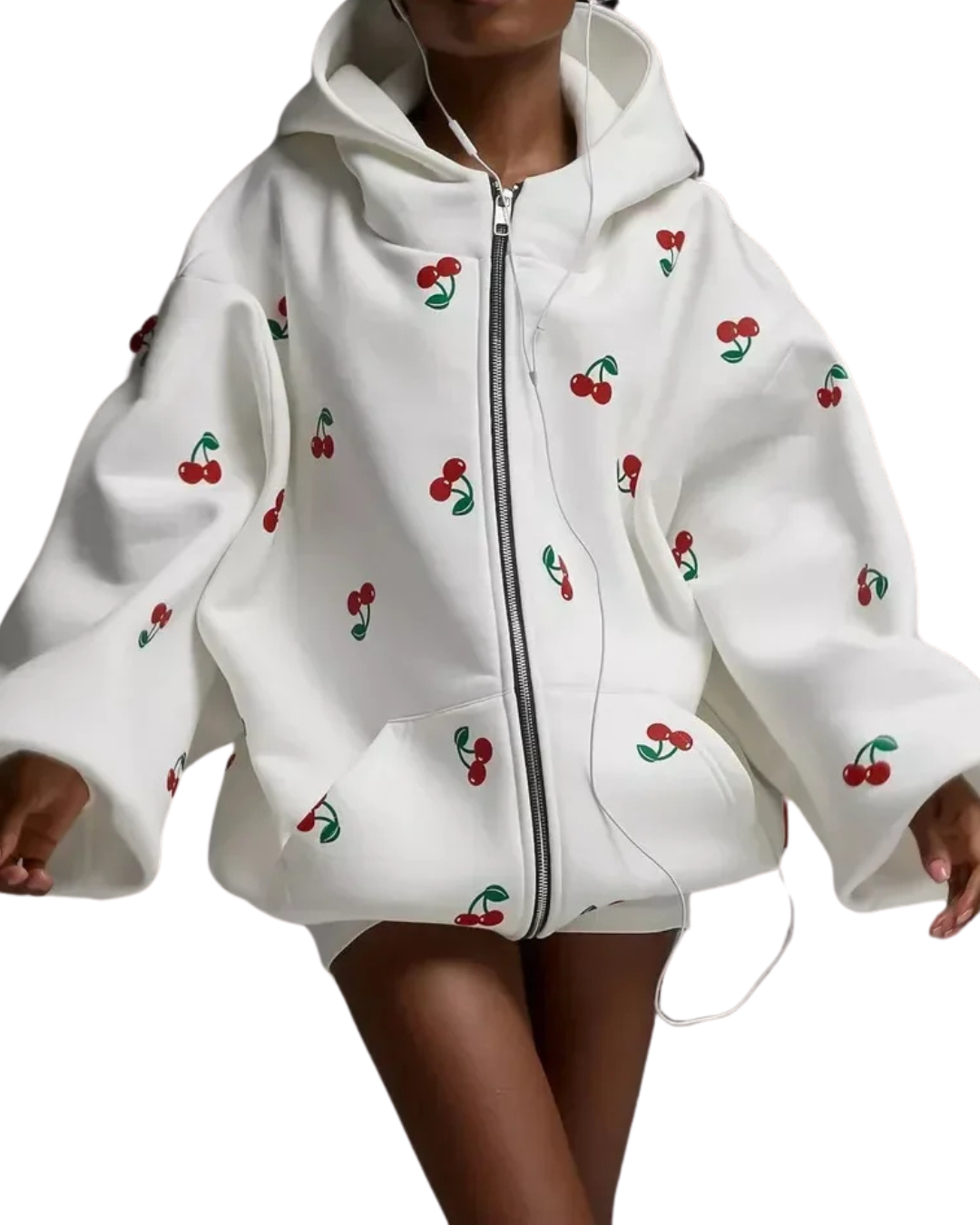 Beckah | Witte Kers Jas voor dames