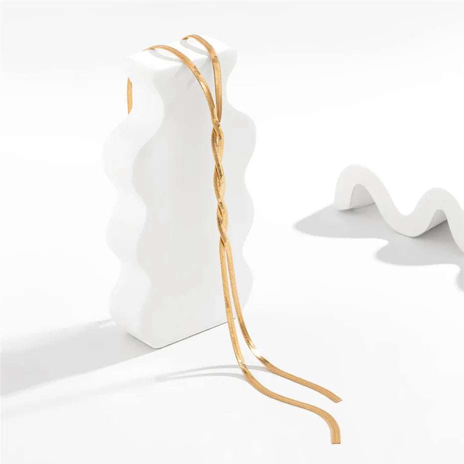 NYOMI | Luxe Verstelbare Slangenketting voor Dames