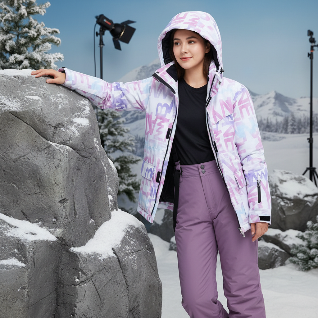 Leila | Isolatie Ski Outfit – Waterbestendig Set met Capuchon