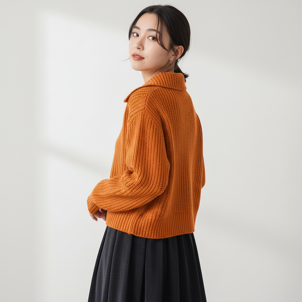 Amelia | Gebreide Cardigan met Statement Knopen
