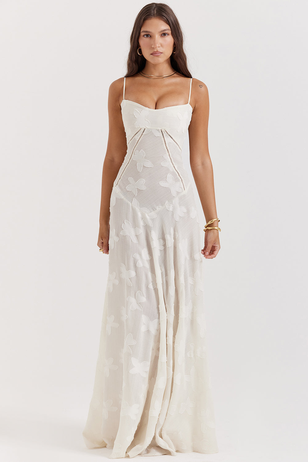 Liane | Stralend Elegant in een Rugloze Maxi-Jurk