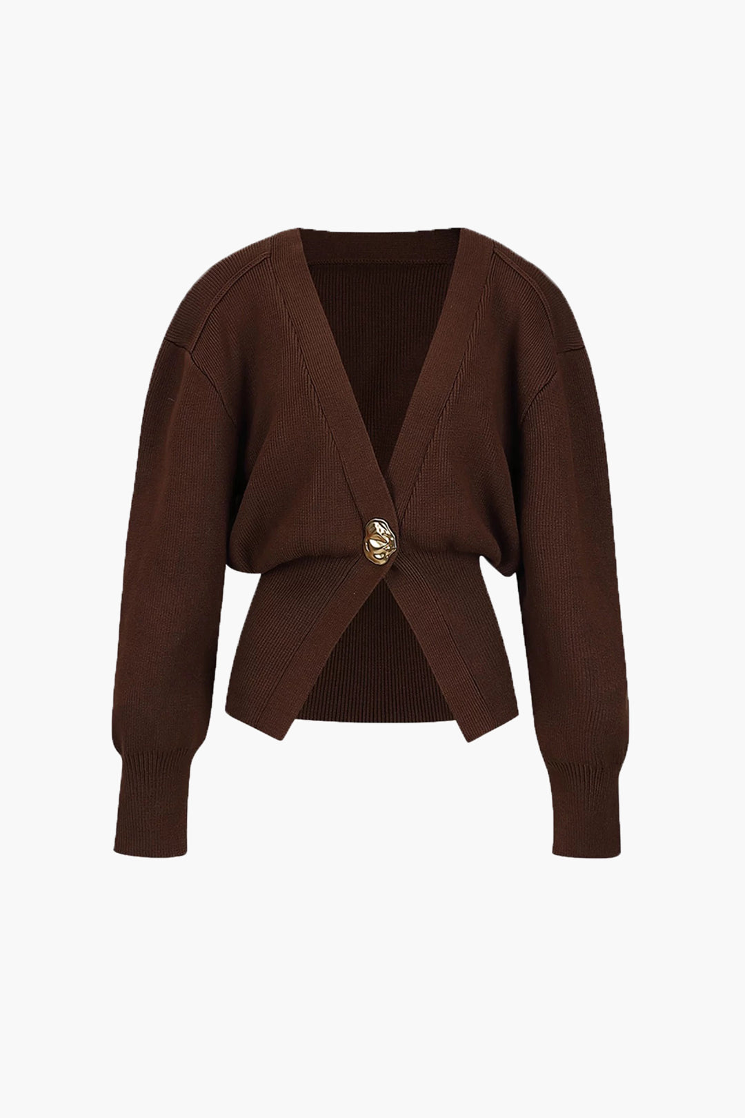 Jovie | Dames Elegant Vest met Gouden Knopen – Zacht & Stijlvol
