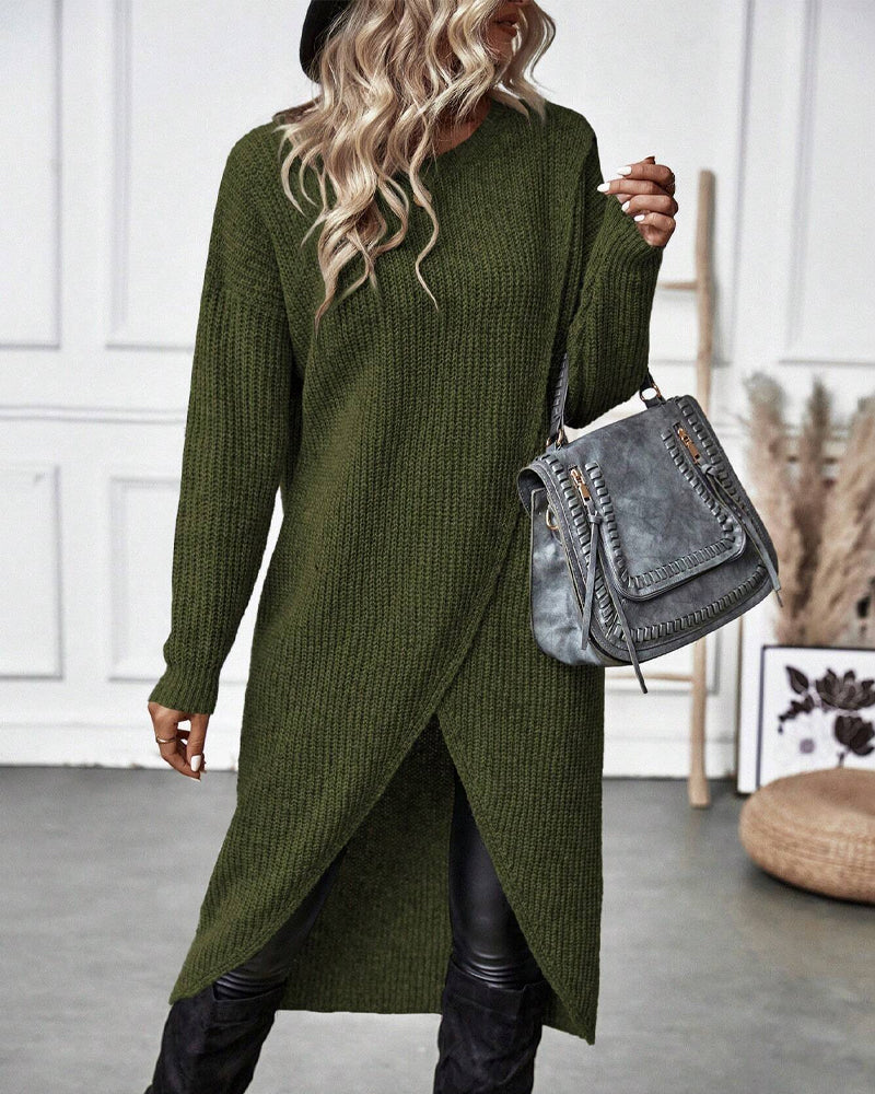 Sacha | Eenvoudige en Stijlvolle Sweaterjurk voor dames
