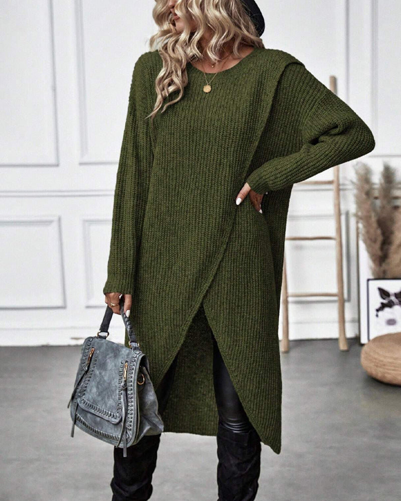 Sacha | Eenvoudige en Stijlvolle Sweaterjurk voor dames