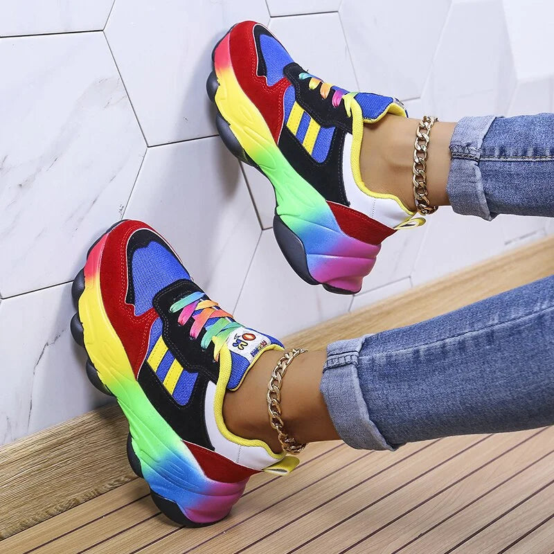 Belinda – Trendy en Comfortabele Kleurrijke Sneakers
