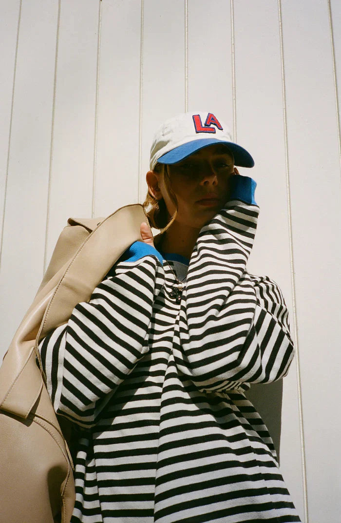Kaia - Vrolijke Comfortabele Gestreepte Oversized Trui