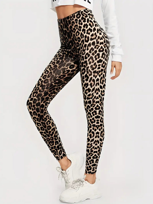 Daisy - Legging met luipaardprint en hoge taille voor een gedurfde look