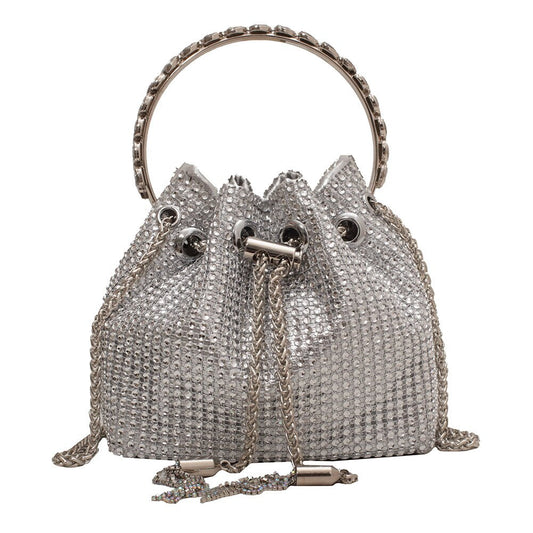 Mona | Strass Bucket Tas – Glanzend & Hoogwaardig