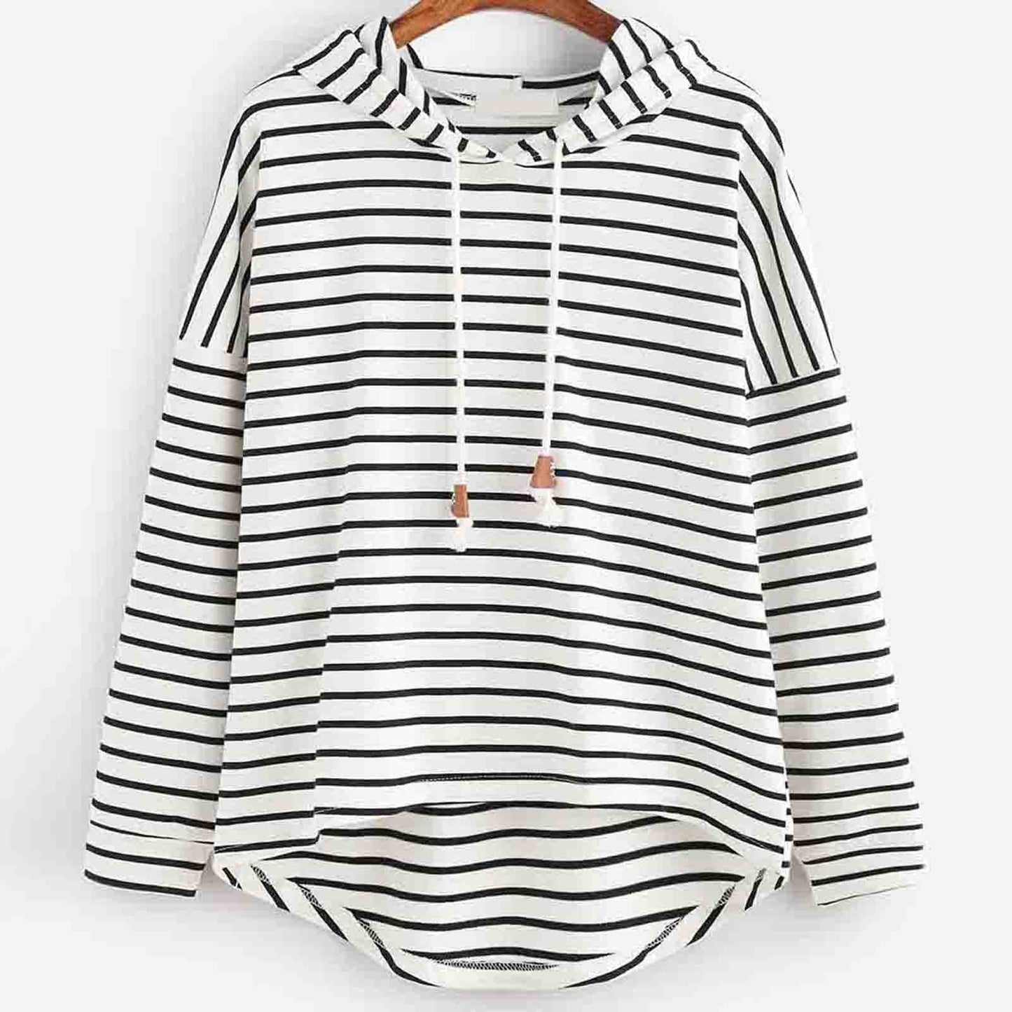 Fanny - Gestreepte en Comfortabele Dames Hoodie