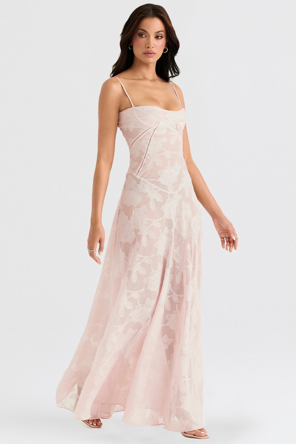Liane | Stralend Elegant in een Rugloze Maxi-Jurk