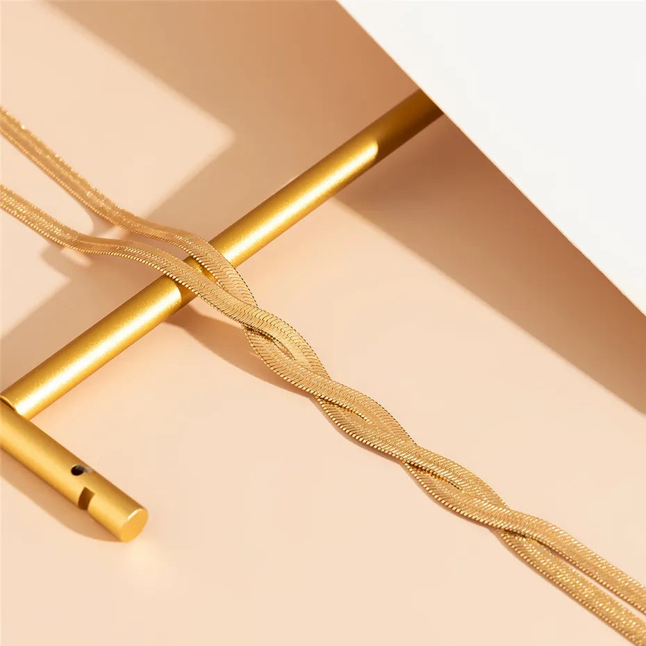 NYOMI | Luxe Verstelbare Slangenketting voor Dames