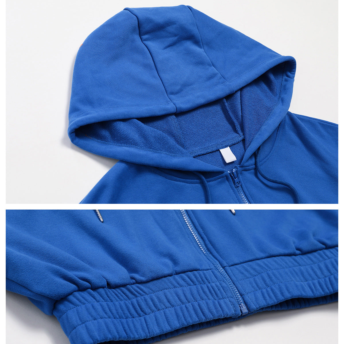 Vesper | Gezipte Cropped Hoodie & Joggingbroek Set