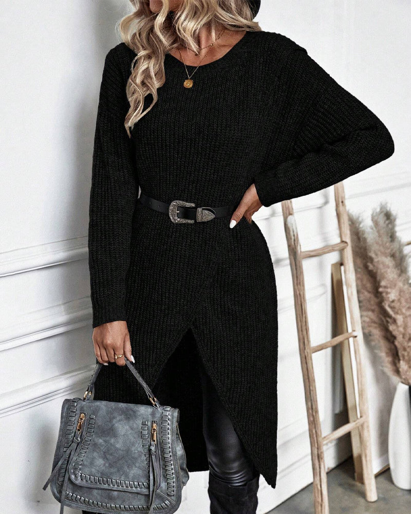 Sacha | Eenvoudige en Stijlvolle Sweaterjurk voor dames