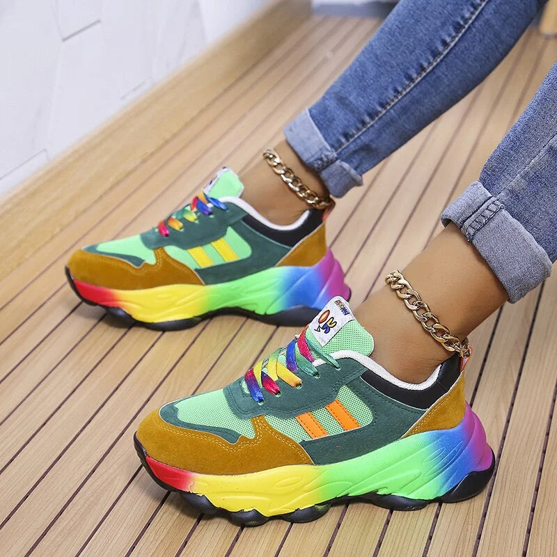 Belinda – Trendy en Comfortabele Kleurrijke Sneakers