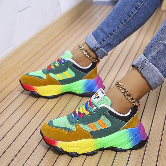 Belinda – Trendy en Comfortabele Kleurrijke Sneakers