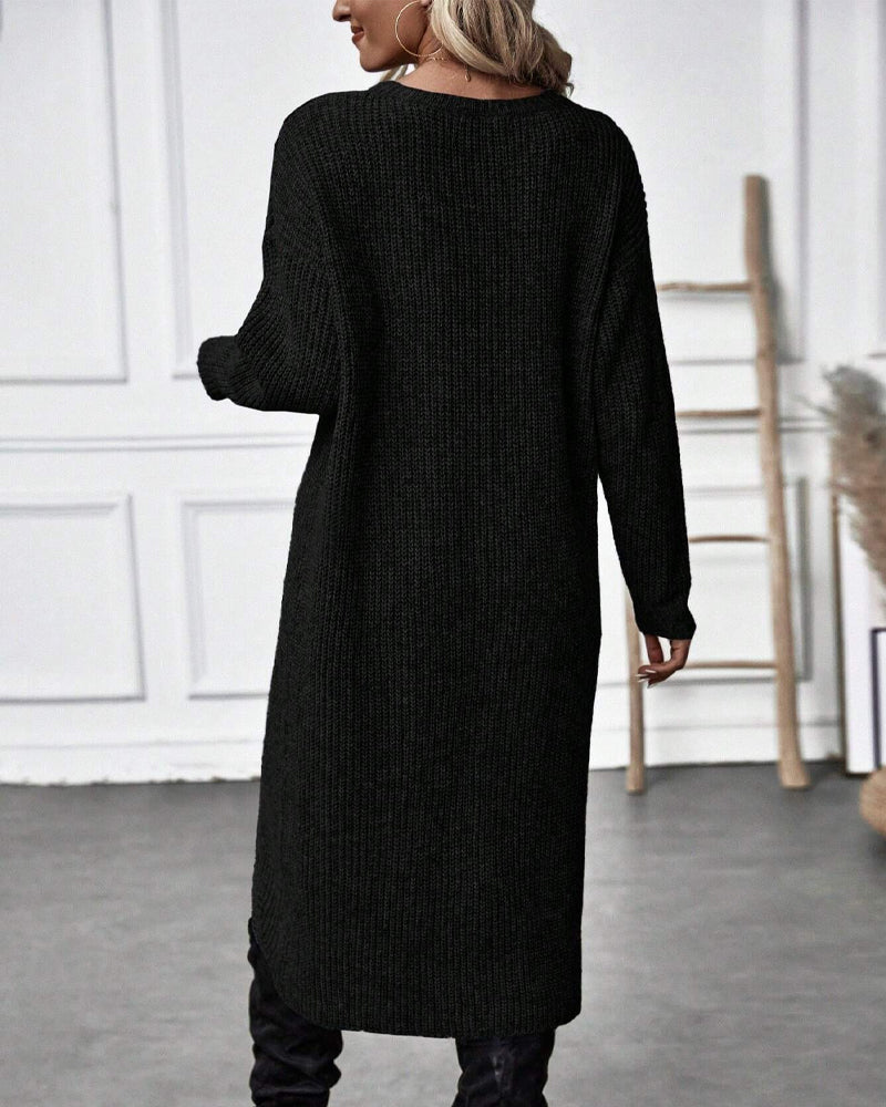 Sacha | Eenvoudige en Stijlvolle Sweaterjurk voor dames