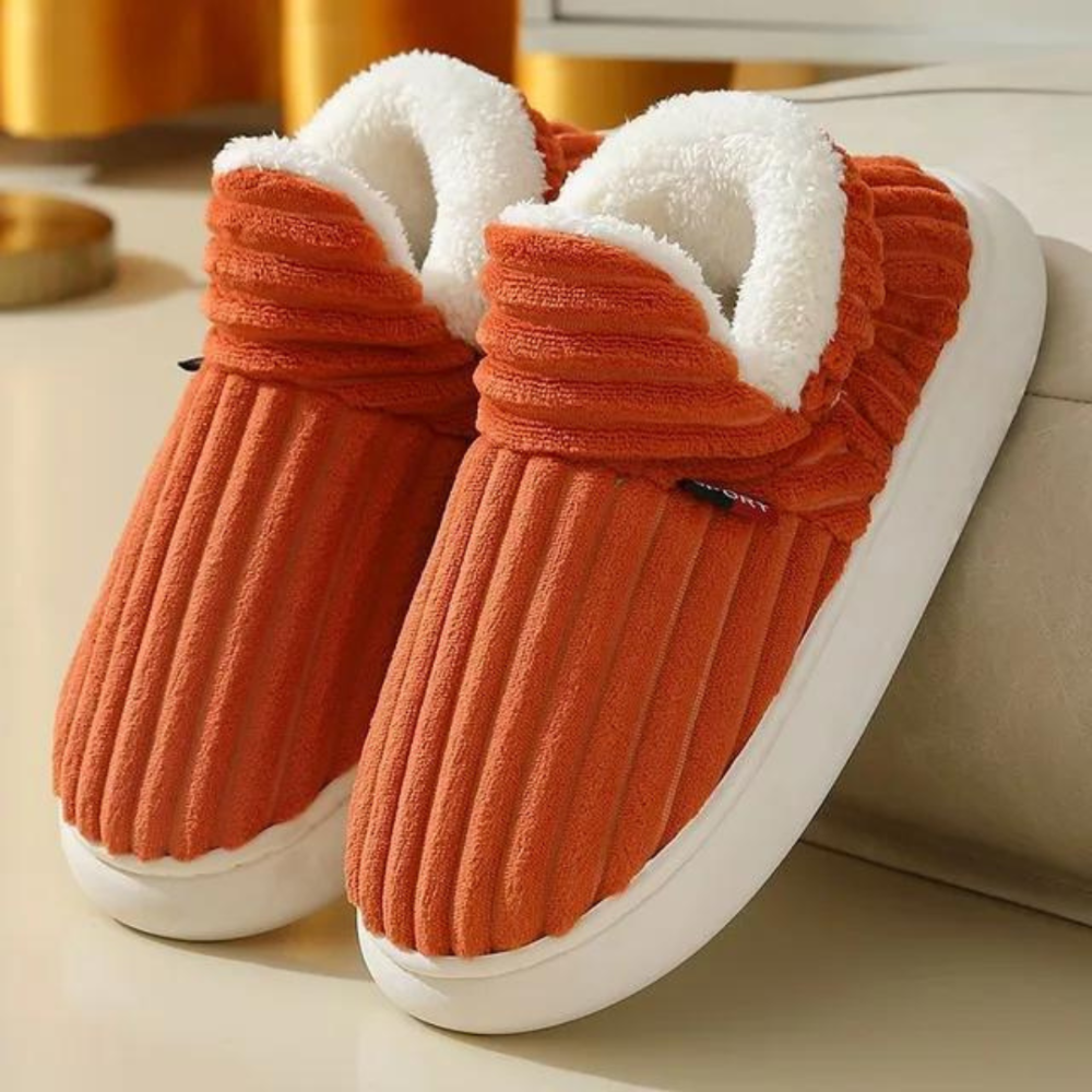 Warme pantoffels voor de winter