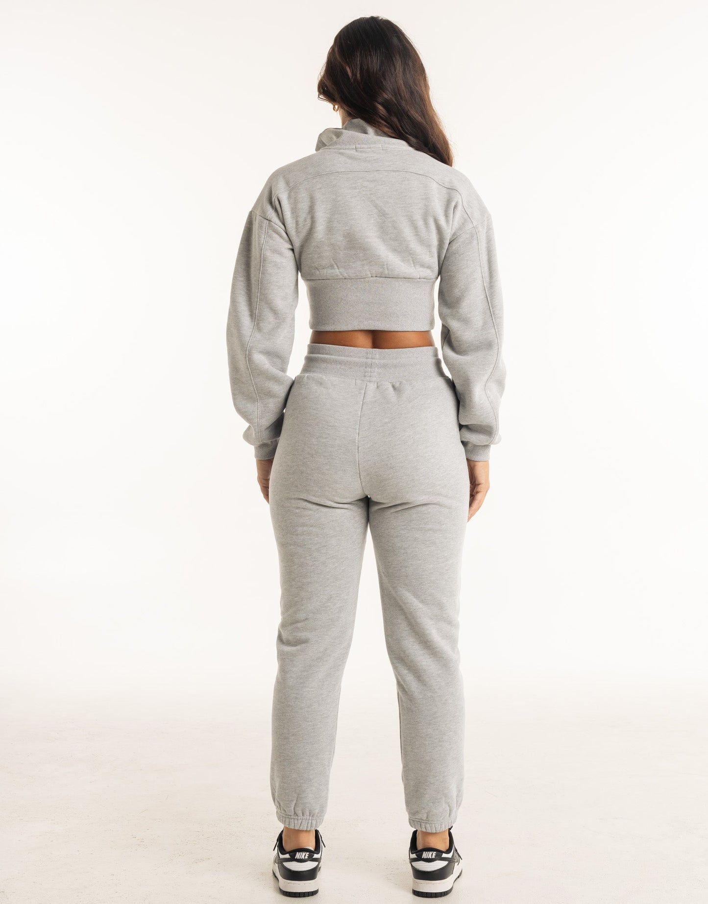 Valentina | Revere 1/4 Zip Sweater Katoenmix - Heather Grey