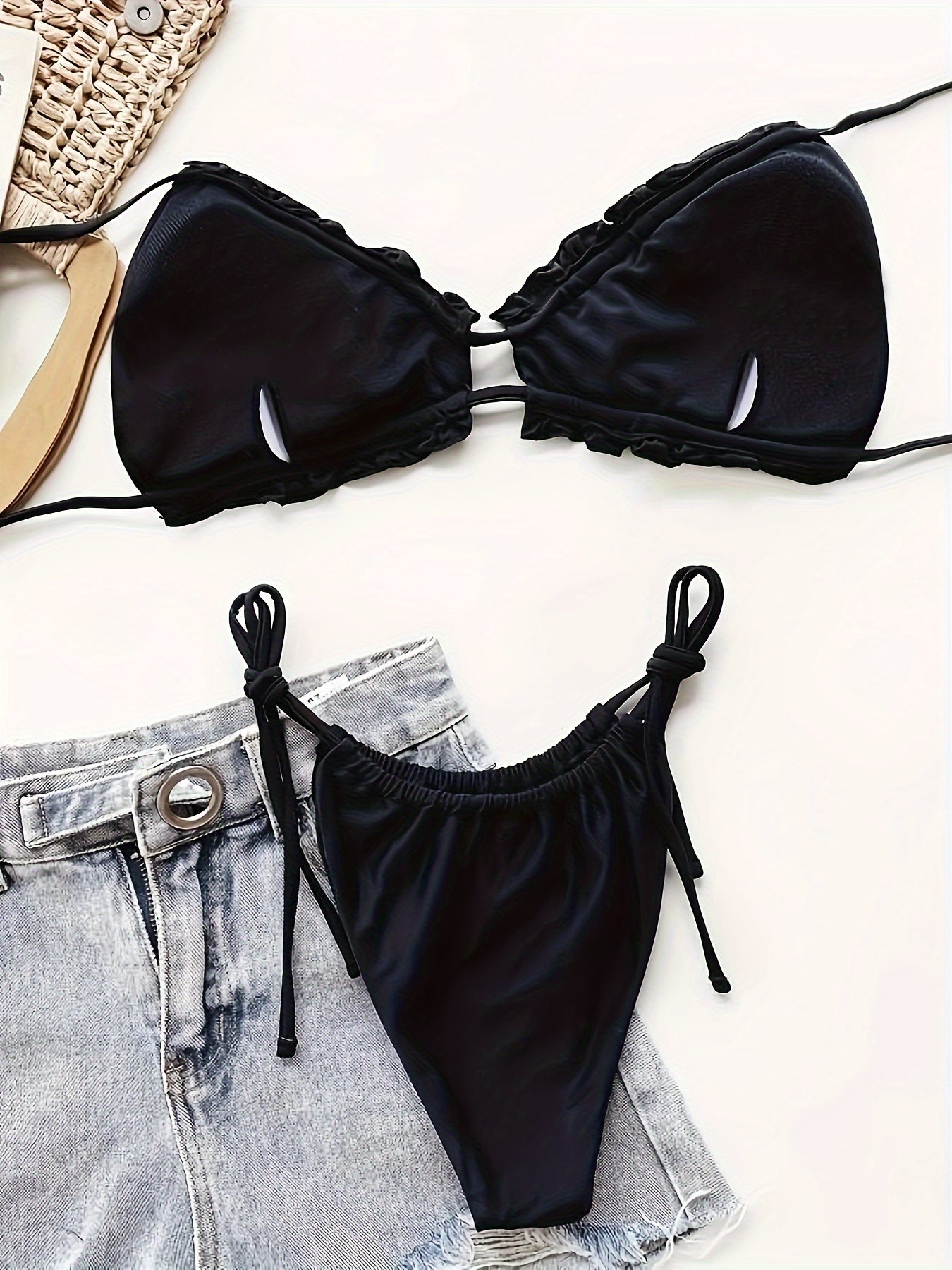 Presley | Stralende Plooi Bikini Set