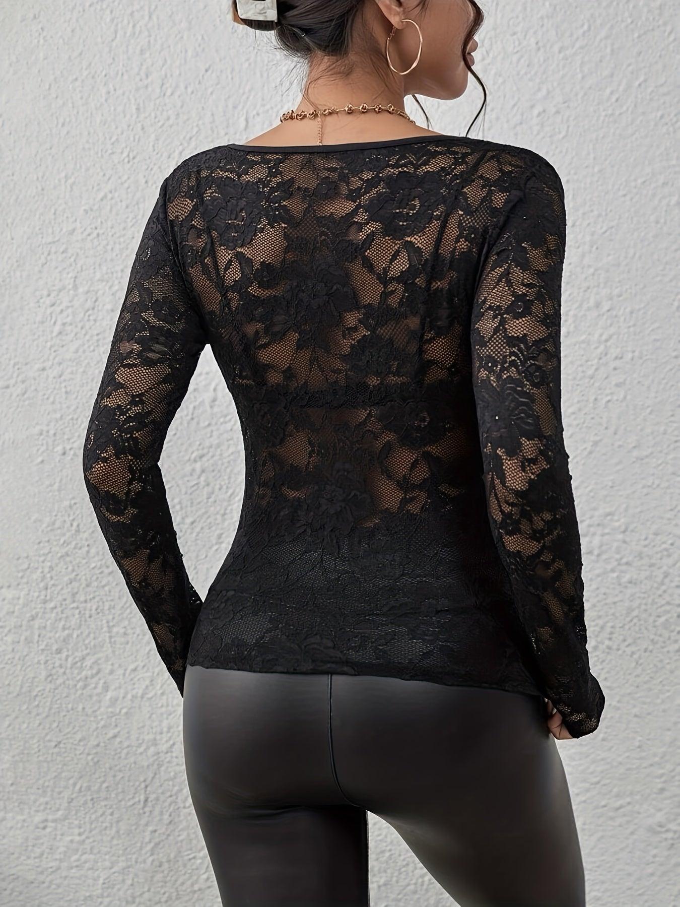 CLARICE | Delicate Lace Top