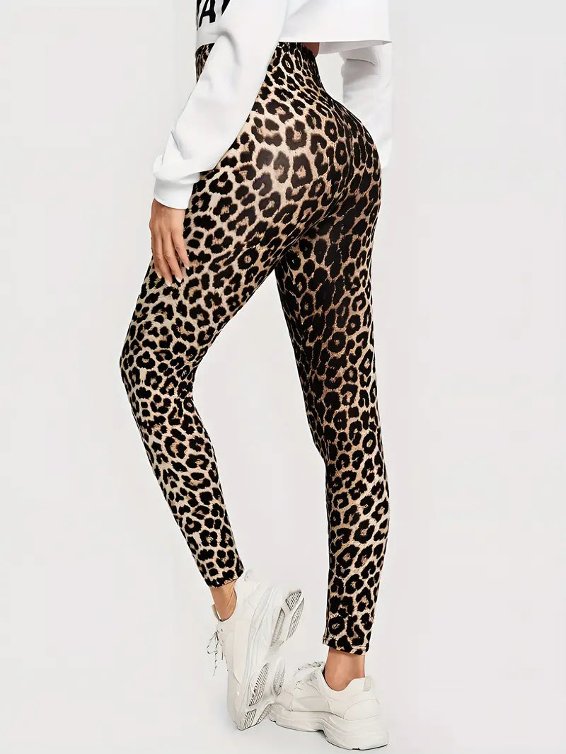 Daisy - Legging met luipaardprint en hoge taille voor een gedurfde look