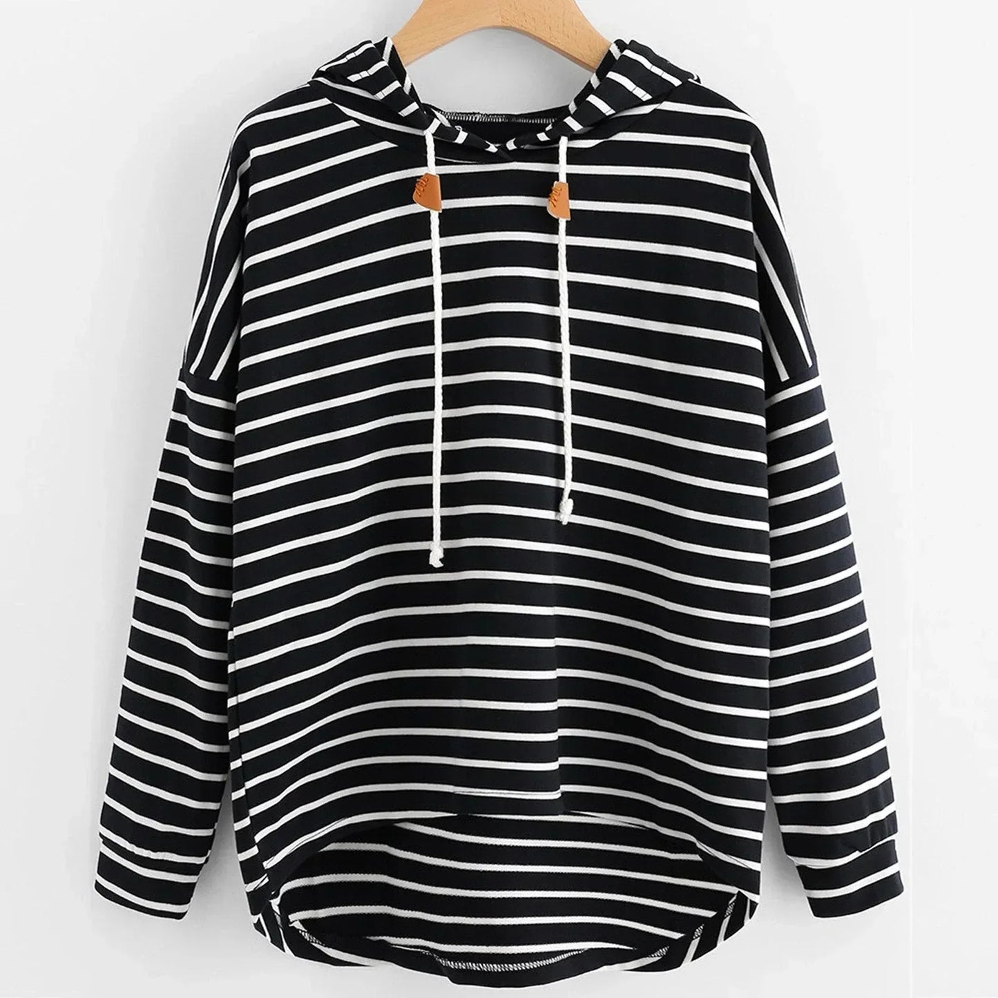 Fanny - Gestreepte en Comfortabele Dames Hoodie