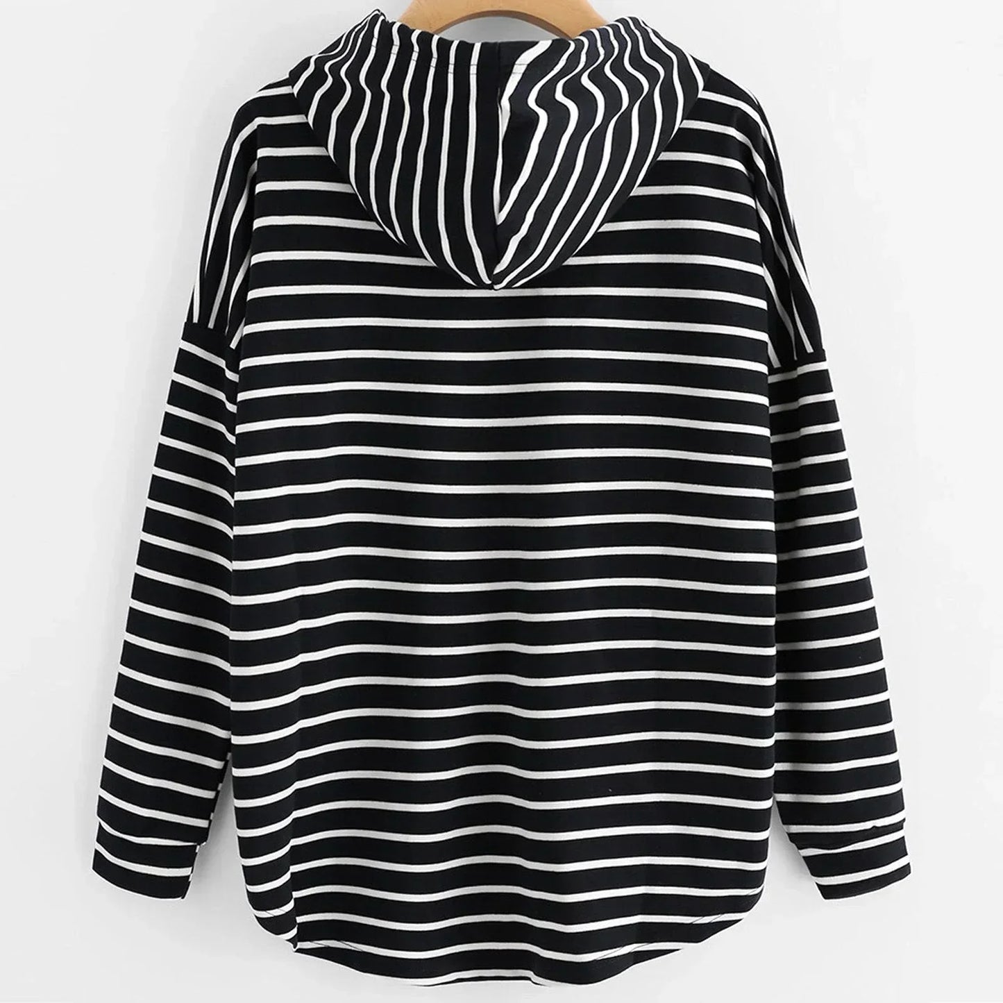 Fanny - Gestreepte en Comfortabele Dames Hoodie