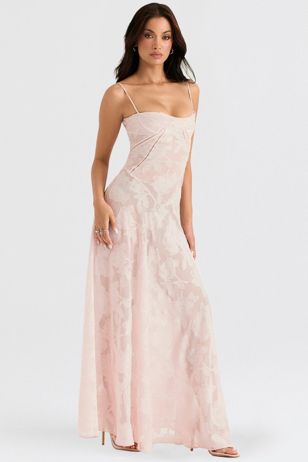 Liane | Stralend Elegant in een Rugloze Maxi-Jurk