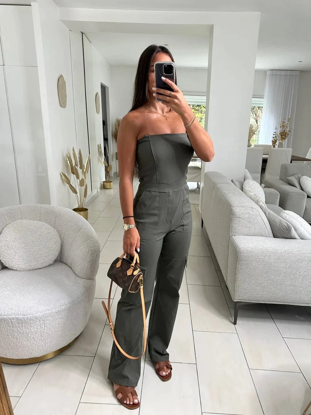 Ayva - Stoere en Stijlvolle Cargo Jumpsuit voor Dames