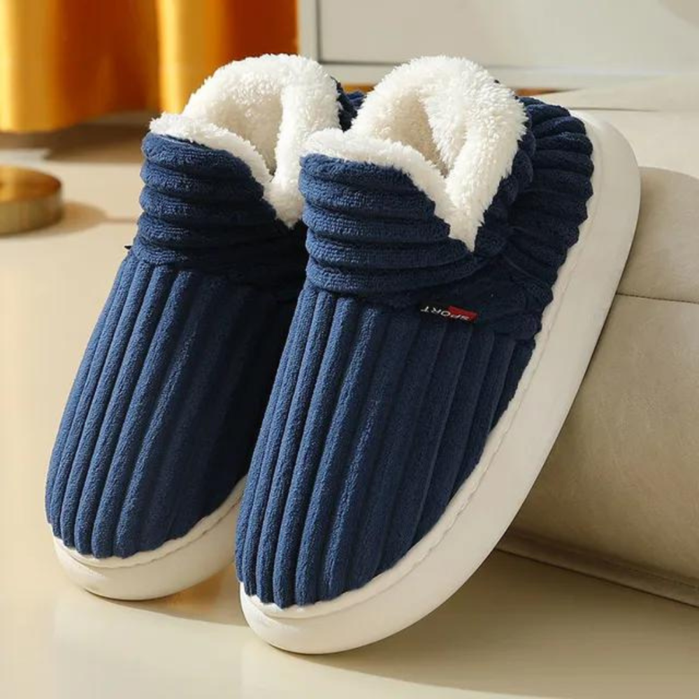 Warme pantoffels voor de winter