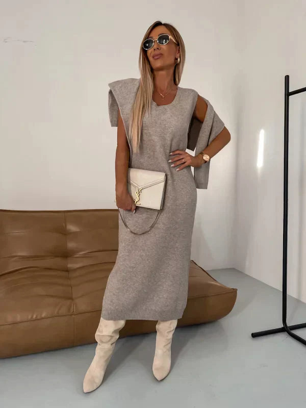 OLIVIA | Comfortabele knit set Voor de herfst