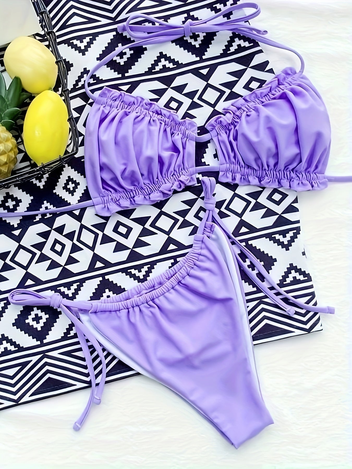 Presley | Stralende Plooi Bikini Set
