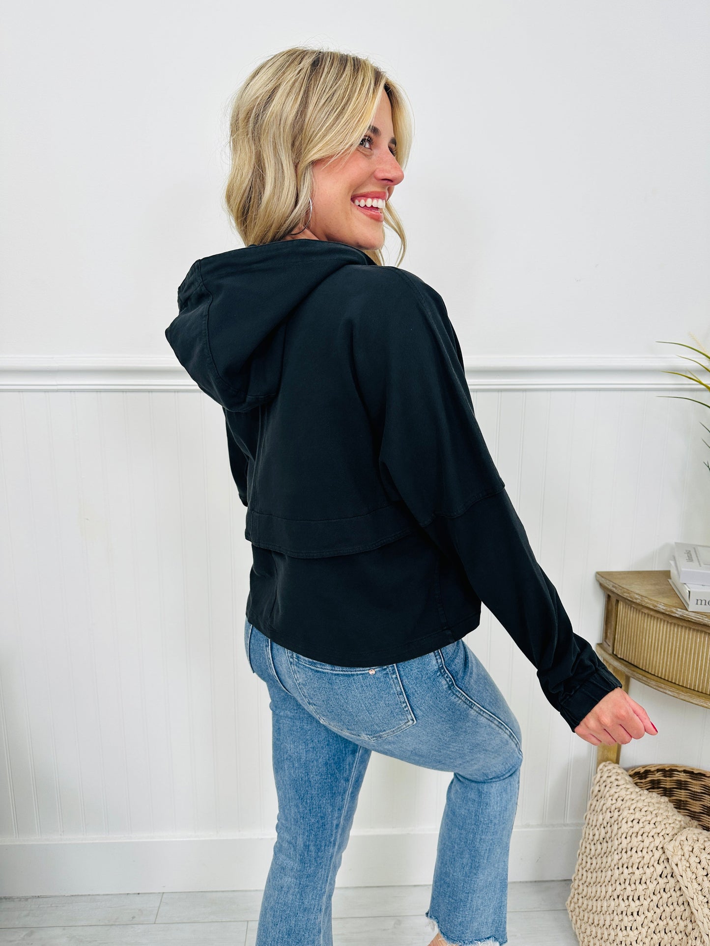 Tammy | Lichtgewicht Hoodie Jas in Katoenmix voor Laagjes