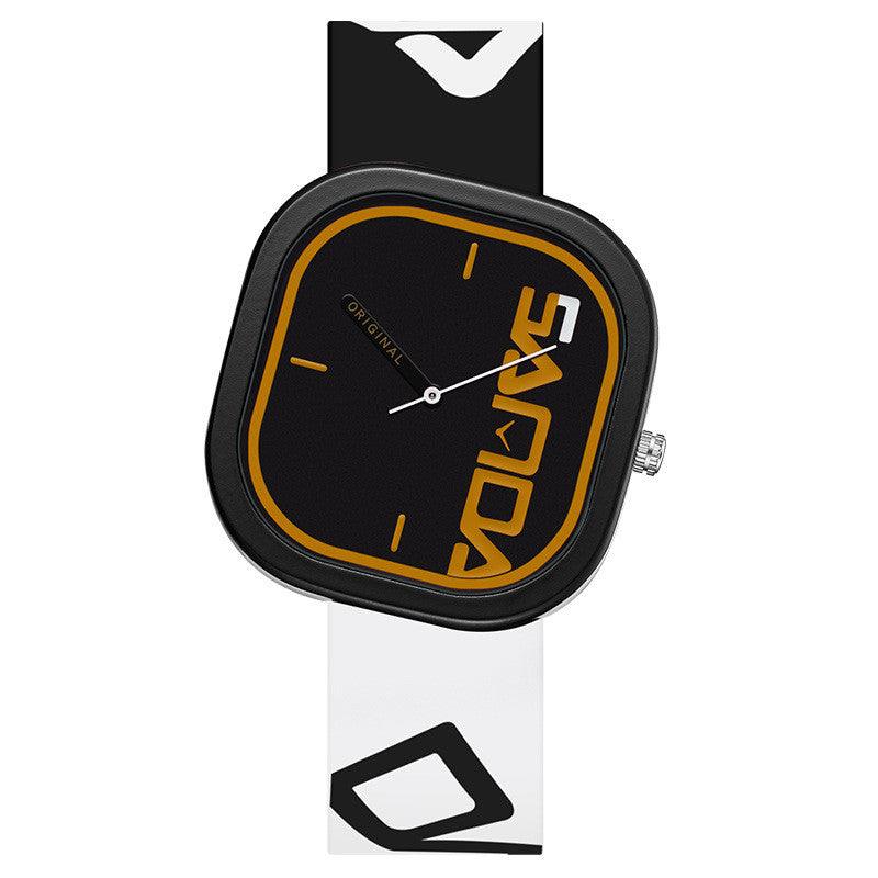 New Silicone Square Fashion Trend Waterproof Watch - Trendha