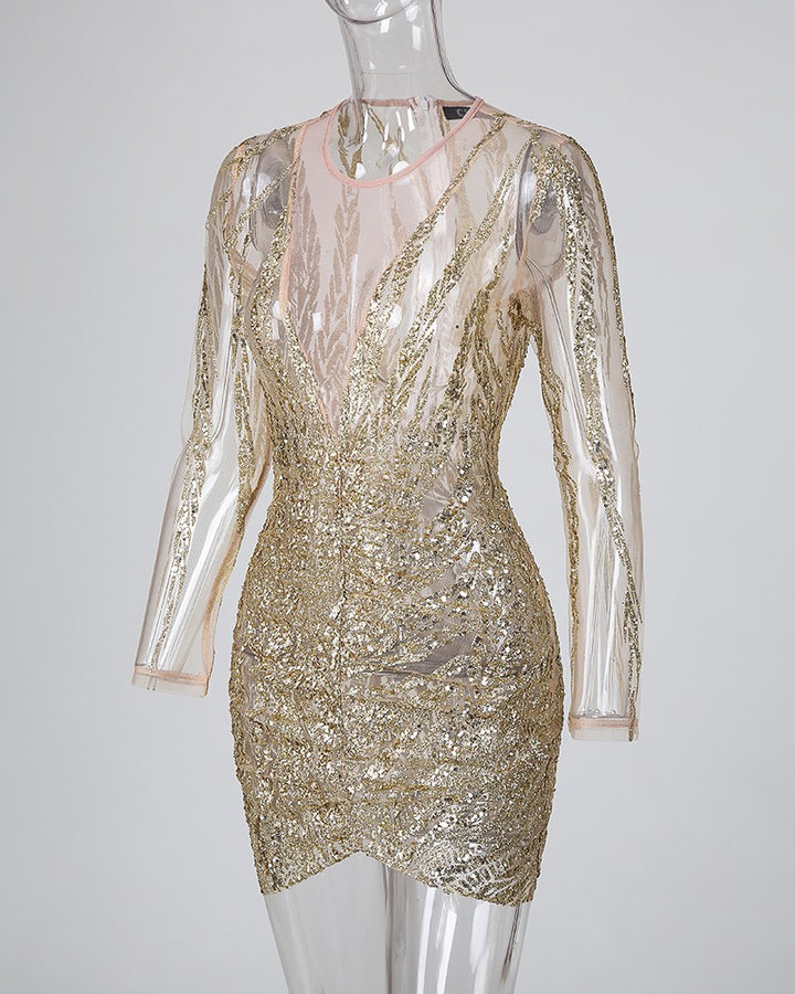 Kelsey | Bodycon jurk met glitters voor vrouwen