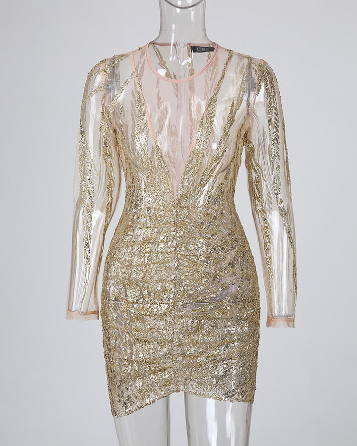 Kelsey | Bodycon jurk met glitters voor vrouwen