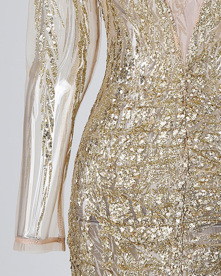 Kelsey | Bodycon jurk met glitters voor vrouwen