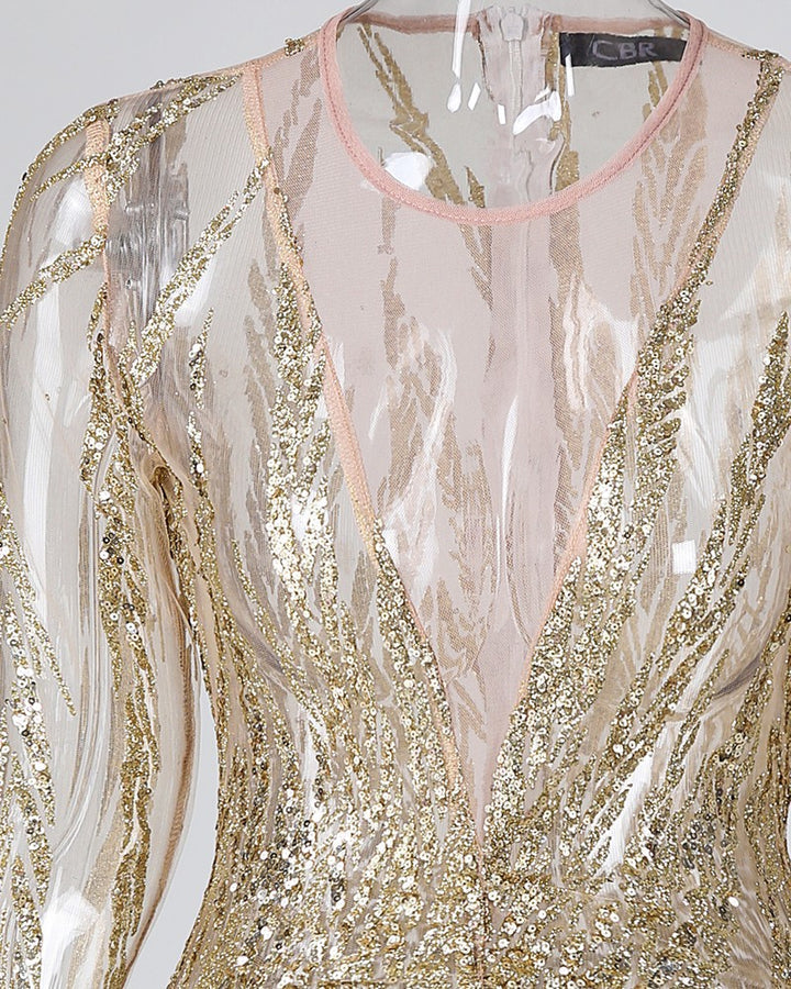 Kelsey | Bodycon jurk met glitters voor vrouwen