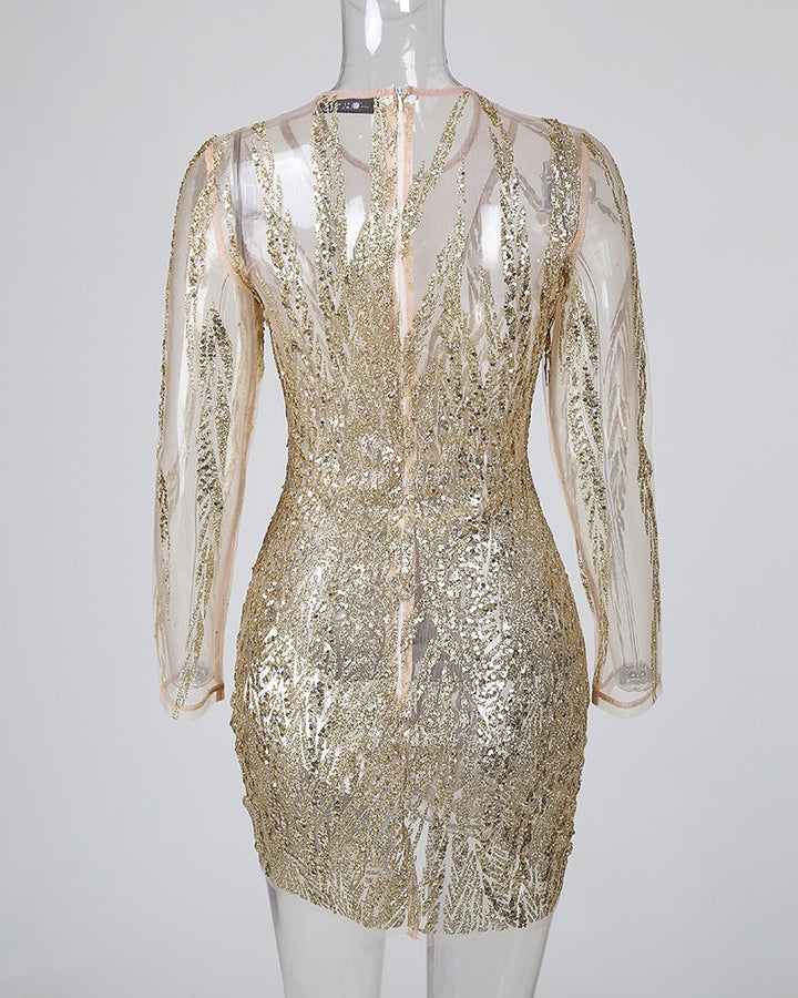 Kelsey | Bodycon jurk met glitters voor vrouwen