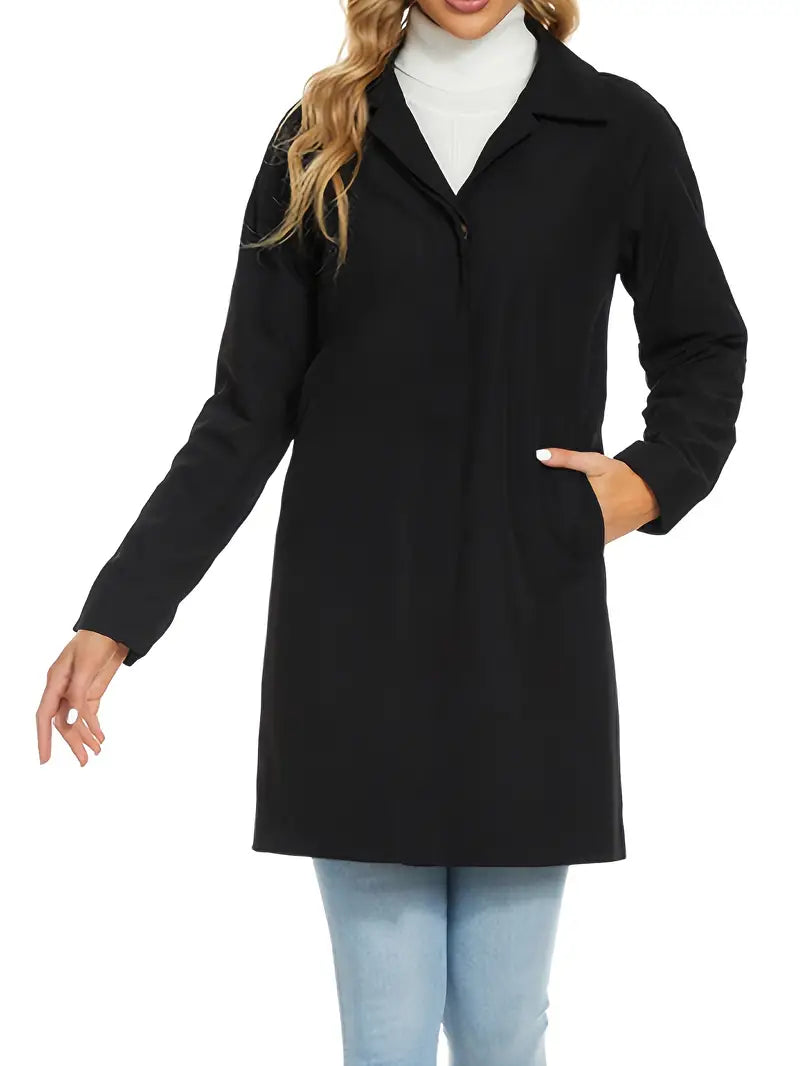 Monroe | Elegante Dames Jas met Tailleceintuur en Klassiek Design